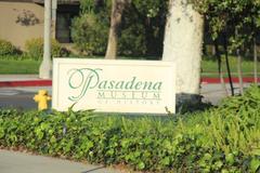 Entrance sign to the Pasadena Museum of History