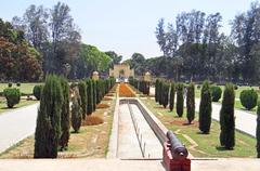 Le jardin du palais d'été de Tipu Sultan