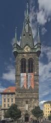 Jindřišská Tower in Prague on a sunny day