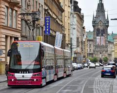 DPP tram no. 9205 on line 14 in Jindřišská, Prague