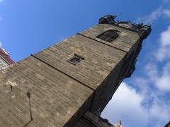 Jindřišská věž in Prague on a clear day