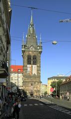 Heinrichsturm viewed from Heinrichsgasse in Prague