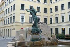 Mozart-Brunnen Wieden fountain