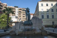 Mozart-Brunnen in Vienna