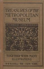 1899 catalog of the Metropolitan Museum of Art with illustrations by Arthur Hoeber