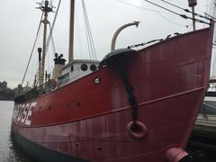 The Ambrose ship docked at South Street Seaport