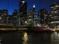 Night skyline of Manhattan, New York City