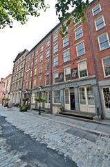 Historic Water Street in Manhattan, New York