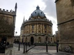 Oxford's Radcliffe Square with Radcliffe Camera and surrounding historic buildings