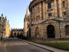 Radcliffe Camera and All Souls College in Radcliffe Square, Oxford