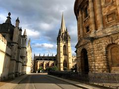 Oxford Radcliffe Square with Radcliffe Camera and All Souls College