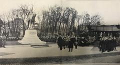 Inauguration of the equestrian statue of Leopold II on November 15, 1926 in Brussels