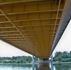 Underside of Siekierkowski Bridge