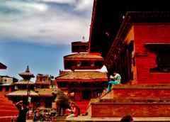 Basantapur Durbar Square in Kathmandu, Nepal