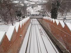 Budapest Funicular from Szent György Square