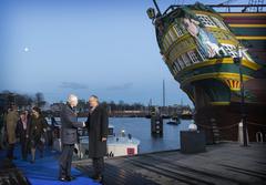 Arrival of ministers for the informal meeting of Ministers responsible for Competitiveness with minister Henk Kamp of Economic Affairs, January 28, 2016, Amsterdam