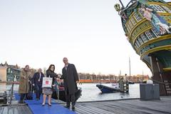 minister Henk Kamp arriving for informal Competitiveness meeting, January 28, 2016, Amsterdam