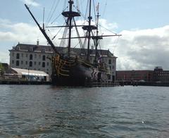 Amsterdam VOC ship replica at Oosterdok