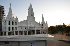 Eastern side of Temple under construction