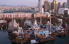 Lotte World in Seoul at morning