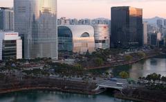 Lotte World theme park in Seoul, morning view