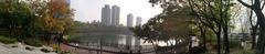 Seokchon Lake Park panoramic view