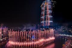 Lotte World Tower inauguration fireworks, 2017