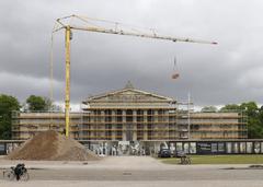 Glyptothek museum under renovation in Munich 2019