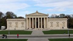 Exterior view of the Glyptothek Munich