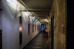 Holocaust Memorial Center floor corridor, Budapest