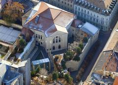 aerial view of Holokauszt Documentation Center and Memorial Place