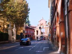 Arco del Meloncello in Bologna, Italy