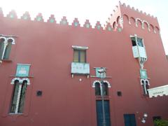 Casa Rossa in Anacapri under a clear blue sky