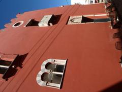 Casa Rossa in Anacapri, red building with distinctive architecture