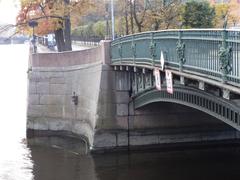 First Engineer Bridge in St. Petersburg with Chizhik-Pyzhik sculpture