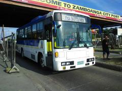 Aleson Shuttle Service bus at Zamboanga International Seaport