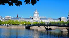 Bonsecours Market building under a clear sky