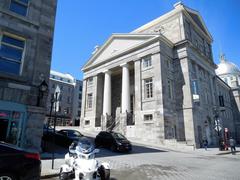 Marché Bonsecours, Montreal, street view from Rue de la Commune