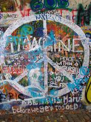 John Lennon Wall in Prague