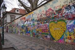 John Lennon Wall in Prague