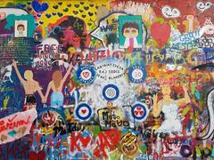 John Lennon Wall in Prague, Czech Republic