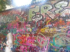 John Lennon Wall in Prague