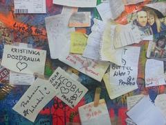 John Lennon Wall in Prague featuring vibrant graffiti art