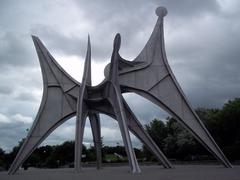 L'Homme sculpture by Alexander Calder in Parc Jean-Drapeau, Montreal