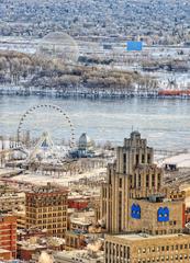 Montreal skyline from Place Ville-Marie observatory