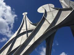 Alexander Calder's sculpture L'Homme 1967 at Expo 67