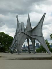 Sculpture L'Homme by Alexander Calder in Parc Jean Drapeau