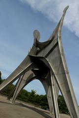 Alexander Calder's sculpture L'Homme created in 1967