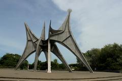 L'Homme sculpture by Alexander Calder on Île Sainte-Hélène