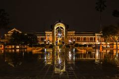 Saranrom Palace at night in Thailand